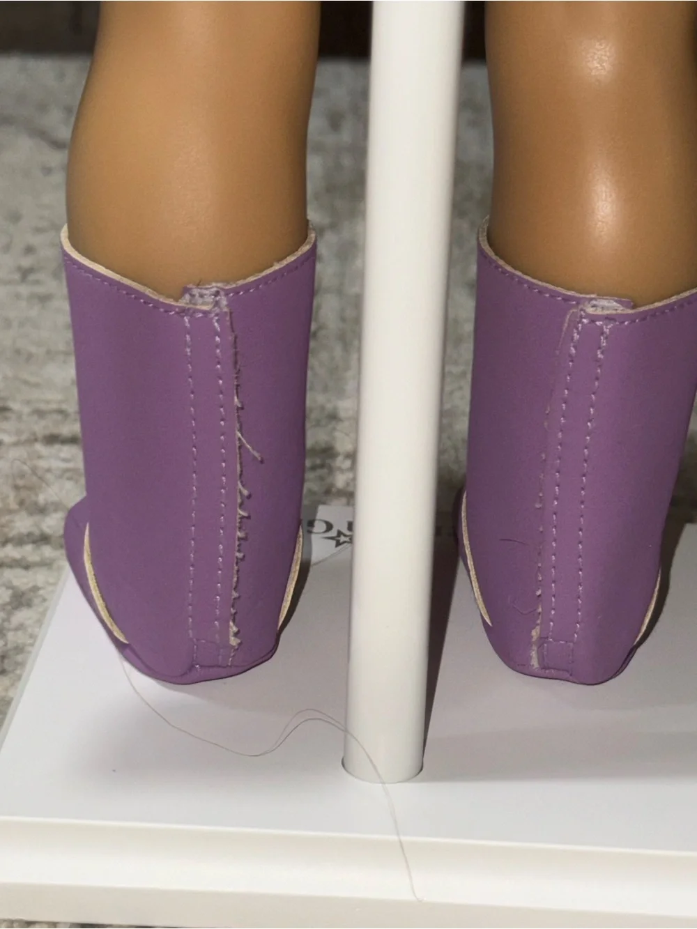 American Girl purple boots